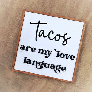 Love Language Sign