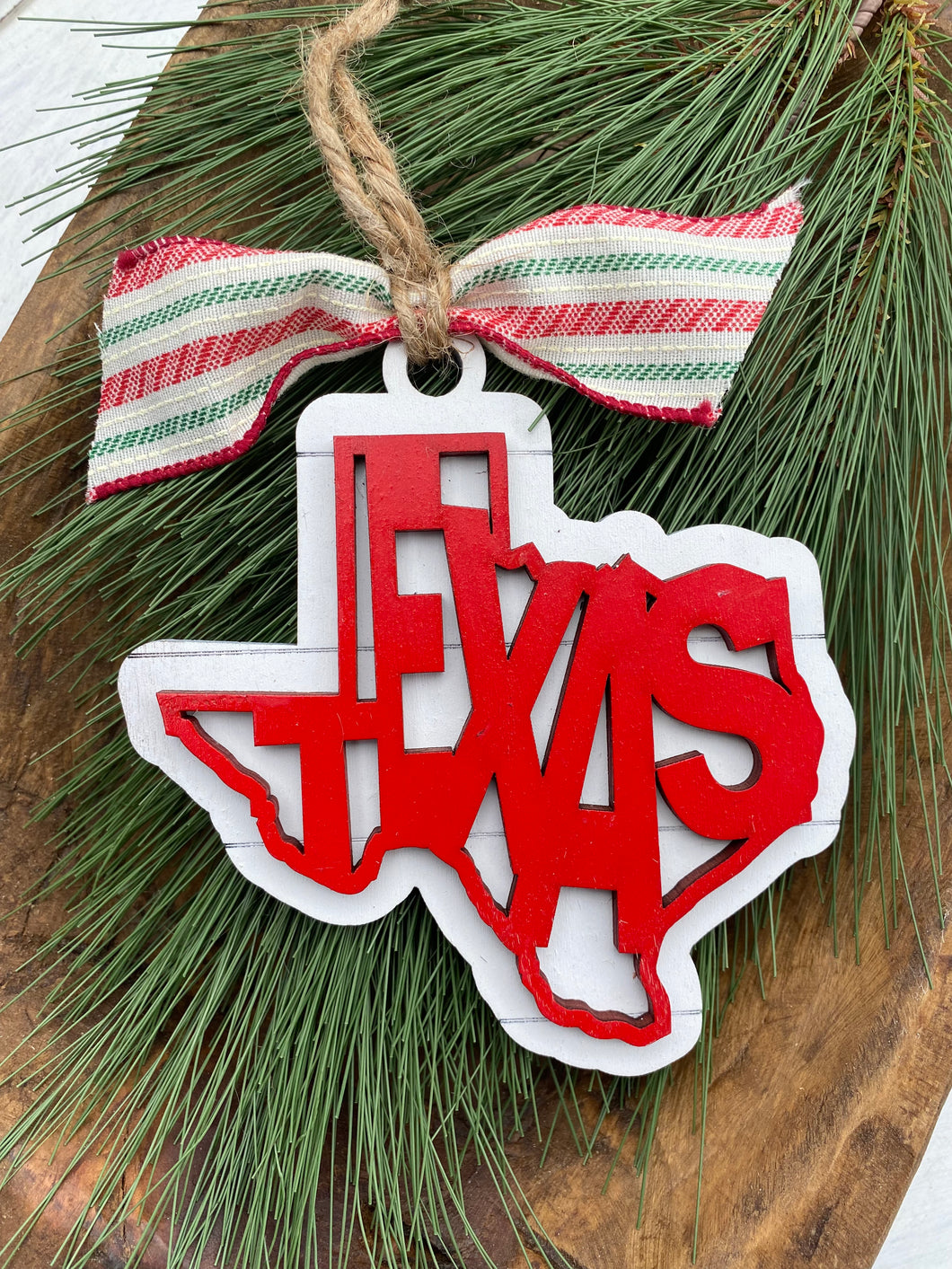 Texas Shiplap Ornament